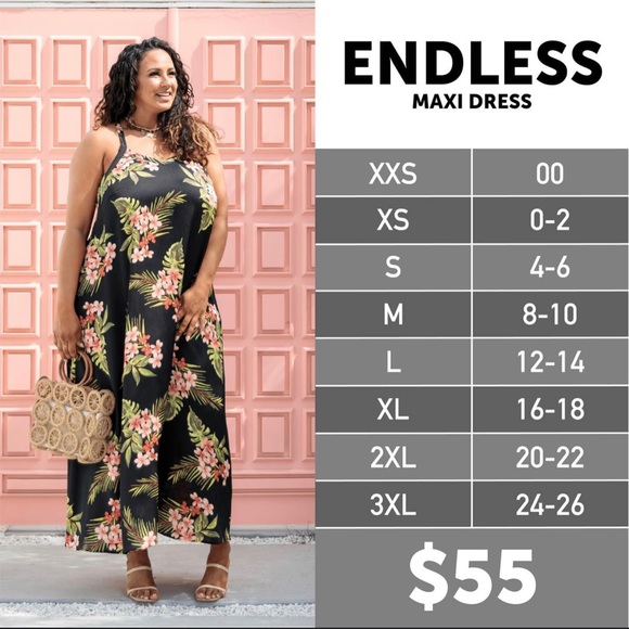 Lularoe Resort Collection “Endless” maxi dress - Picture 8 of 8